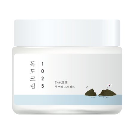 ROUNDLAB Viso 1025 Dokdo Cream 80ml - Crema giorno idratante
