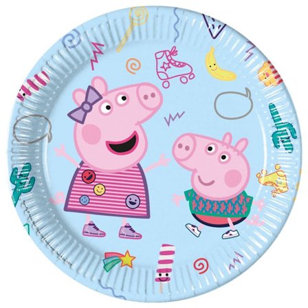 Buttericks Tallerken, Greta gris 8 stk