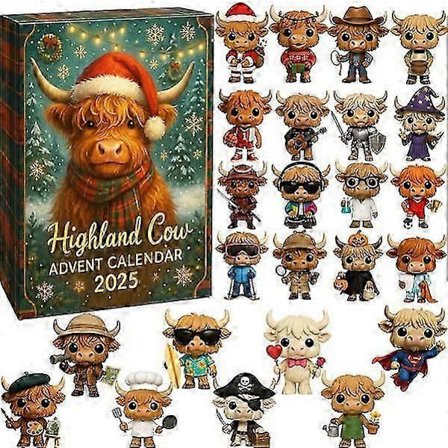 Julkalender 2025 Full-Style Akryldekoration