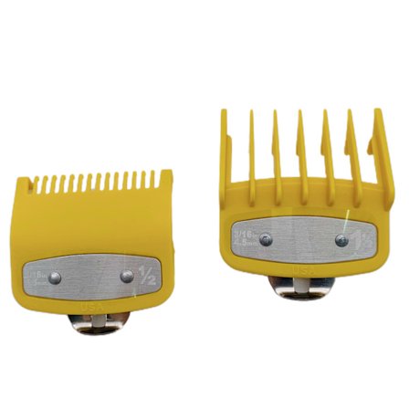 2 STK Frisørsalong Styling Guide Kam Hårtrimmer Klipper Olje for Hode Begrensningskam