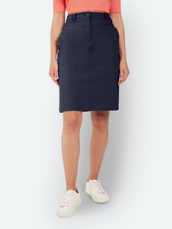 SIGNATURE - Nederdel - Navy