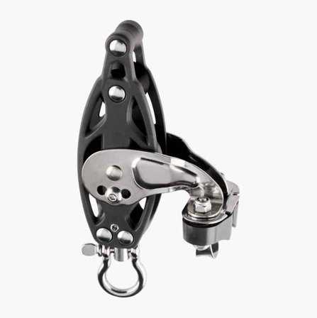 Fiolblock med hundsvott och skotlås 50 mm