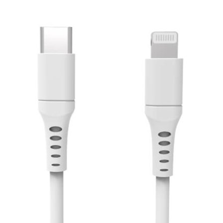 Laddkabel USB-C till Lightning 3m Vit MFI C94