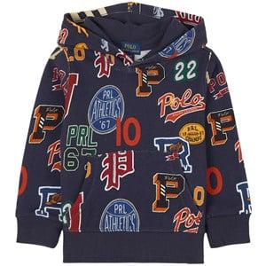 Kids - Ralph Lauren Printed Branded Hoodie Navy 4 Years - Jumpers and knitwear - 4 years - Navy