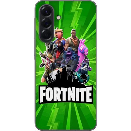 Kompatibel Mobilcover til Samsung Galaxy A56 Battle Royale-plakat med ikoniske karakterer og logo i grøn aktionsdesign perfekt til spilfans og inspir