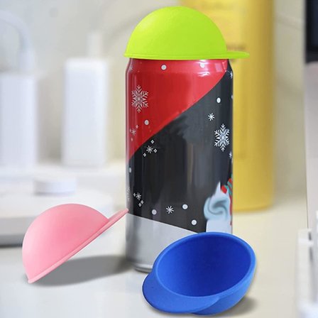 4x Silikon läsk lock burk lock