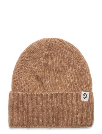 Lenny Beanie Accessories Headwear Beanies Beige Becksöndergaard