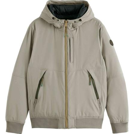 Scotch & Soda Hooded Jacka with stretch steel grå, Herr, Herr, Storlek: 2XL