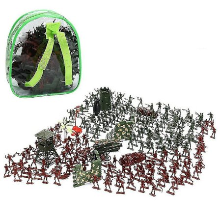 238 stk Statisk Hær Mini Militærfigurer Tanks Soldat Modellsett
