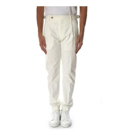 Berwich, Straight Trousers Wit, Heren, Maat:XL