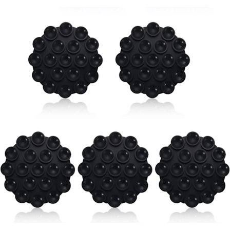 5 st Silikon Sugkopp Telefonhållare, Multifunktionell Telefon Sugfäste för Bil Telefon Mini Sugkopp Matta Sug Telefonfodral Självhäftande Stöd