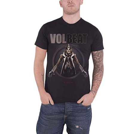 Volbeat Unisex King Of The Beast Bomull T-shirt XL Svart