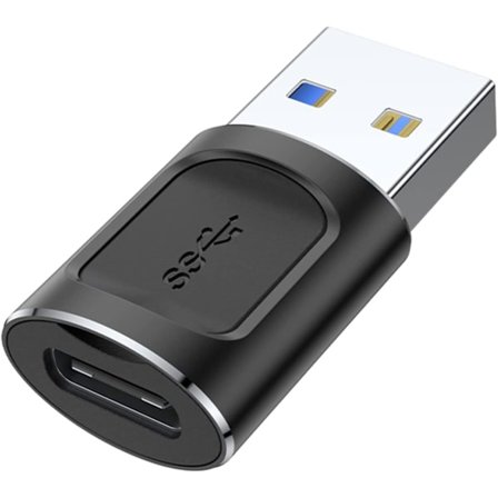 USB C-hona till USB-hane-adapter, typ C-laddningskabelkontakt