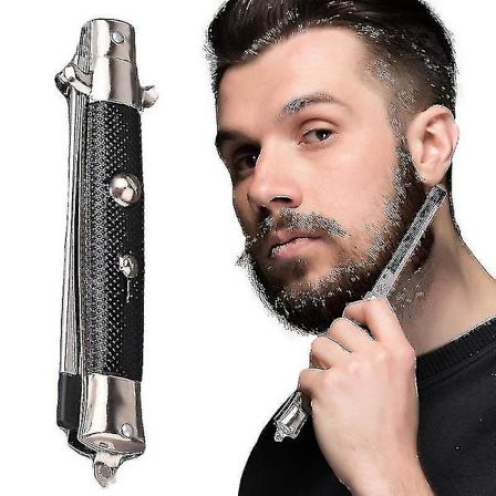 Switch Blade Kam Automatisk Trykknap Folding Barber Lomme Flick Hår Til Skæg Overskæg Hoved