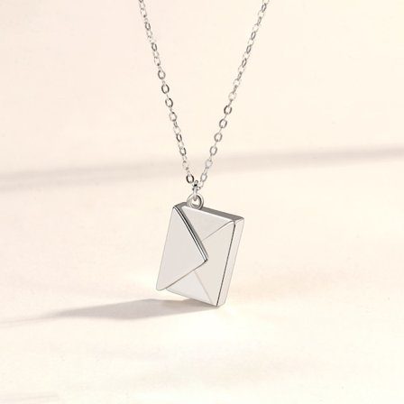 925 Sterling Silver Kuvert Halsband Hänge Nisch 1