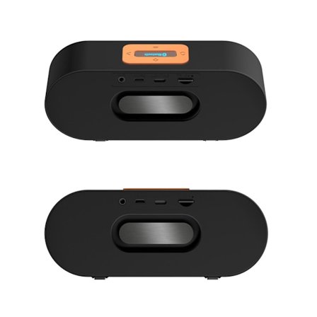 Bärbar högtalare Bluetooth-högtalare Bluetooth 5.0 Även TFCard, AUX-kabel(Svart)