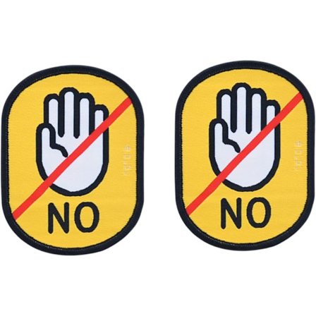 2 stk. kæledyrshund vest sele badge dekorativt klistermærke terapi servicehund patch krog ring badge rør ikke etiket klistermærke