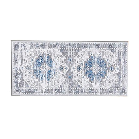 Lettstelt teppe i imitert ull, maskinvaskbare gulvtepper med bohemsk vintagemønster, sklisikre løpere for gang kjøkken soverom, slitesterkt