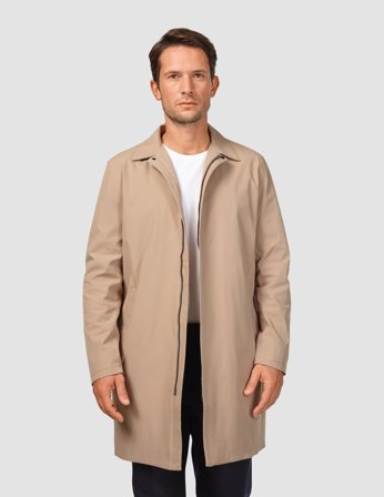 Shaping New Tomorrow - Waterproof Trench Coat - Sand Grain - Male - Size XL