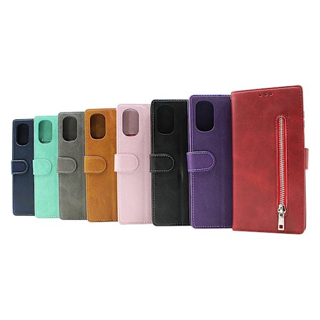 Zipper Standcase Wallet Motorola Moto E32s