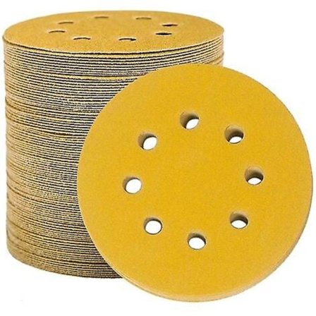 HANNN | 100 slippappar 125 mm, 8 hål, 150 [DB]