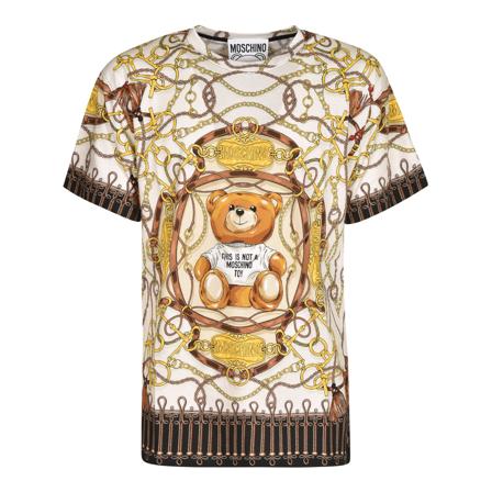 Moschino T-Shirts beige, Herr, Herr, Storlek: M