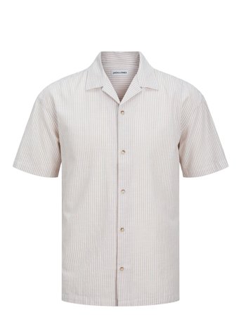 Jjesummer Resort Shirt Ss Sn Cream Jack & J S