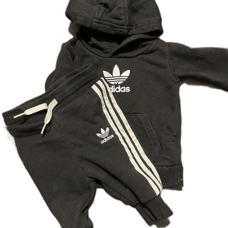 Adidas set svart stl 68/74