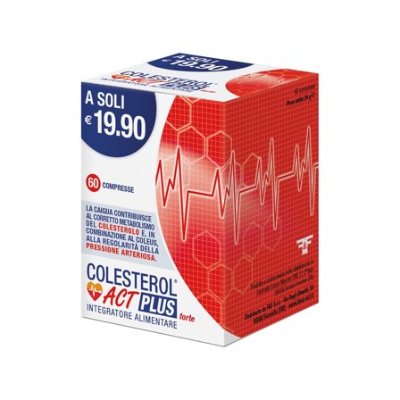 Colesterol Act Plus Forte 60 Compresse - Integratore Naturale