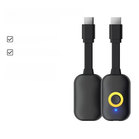 2.4G/5G langaton HDMI-sovitin WiFi-näyttösovitin 4K Mirascreen TV-tikku, Android- ja iOS-laitteille, voidaan liittää televisioon