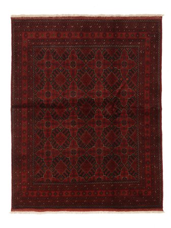 Medallón Pequeño Afghan Khal Mohammadi Alfombra 158X198 Lana