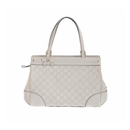 Gucci Vintage, Pre-owned Handbags Beige, Dames, Maat:ONE Size,leer