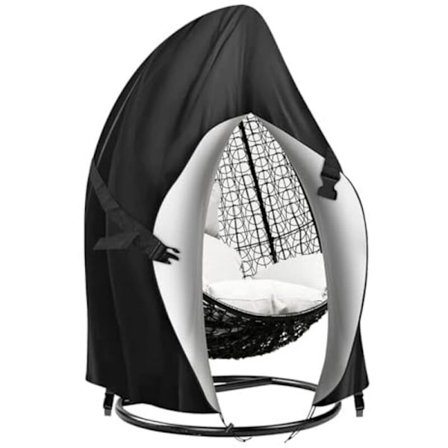 Vattentätt Ägggungskydd 230x200cm Kraftigt Hållbart för 2-sits Hängande Trädgårdsgunga Skyddande Överdrag