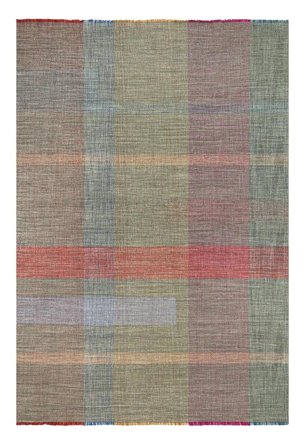 Groß Kelim Modern Teppich 247X357 Wolle