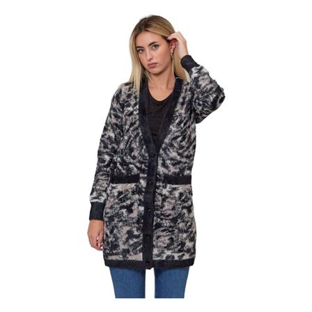 Patrizia Pepe, Cardigans Grijs, Dames, Maat:S