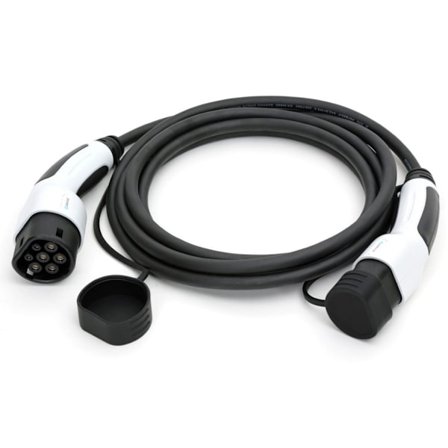 Platinet elbil ladekabel Type-2 22kW 5m