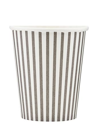 Stribe 01 Paper Cup Home Outdoor Environment Picnic Plates, Mugs, Cutlery Grønn House Doctor
