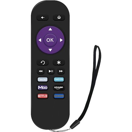 Fjärrkontroll för Roku 1, Roku 2, Roku 3, Roku 4, (HD, LT, XS, XD), Roku Express. Kompatibel med Roku 1, Roku 2, Roku 3, Roku 4(HD, LT, XS, XD), Roku 