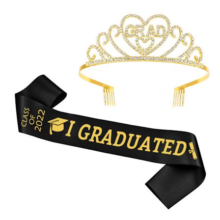 2023 Graduate Hat med Stole Graduation Sash for Graduation Part