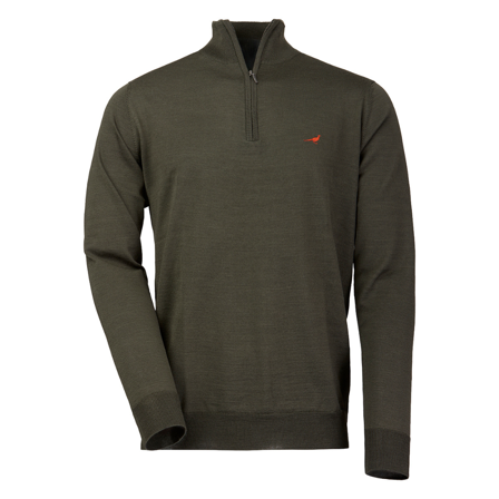 Laksen M's Norfolk Zip-Neck Olive