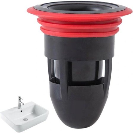 Gulvslukstopper, dusjavløp, gulvslukfilter for bad og kjøkken for å forhindre tilstopping