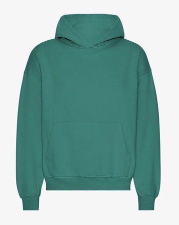 Organic Oversized Hood - Pine Green - Male - L