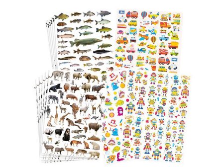 Stickers storpack blandade motiv 526/fp - Lyreco - Skola och förskola - Hobbymaterial - Bokmärken och stickers