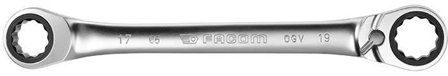 Facom 65.12X13 Ringnyckel med spärr vinklad 15° mm 12x13, Handverktyg
