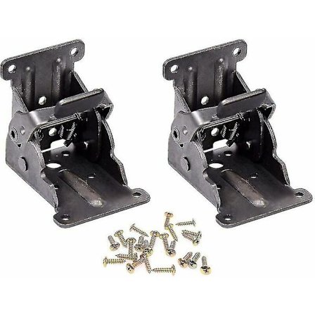 2 selvlåsende hængsler til sammenklappelige støtteben, benbeslag og kiler til sammenklappelige ben, sammenklappeligt bord - (FMY)