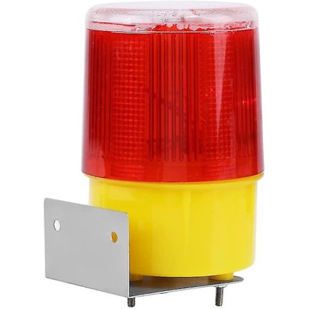 Nødvarselslys Solcelledrevet Blinkende Lys Blinkende Strobe Beacon Alarmlys Til Vej