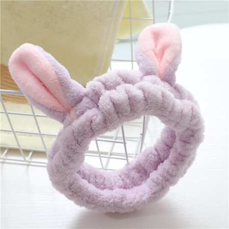 Wash Face Otsapanta Letter Pehmeä lämmin rusetti meikki Hiuspanta Animal