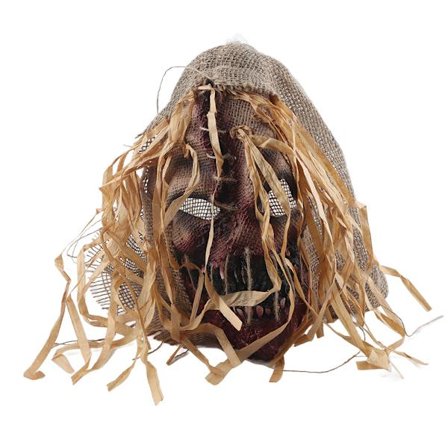 Halloween Skummel Ansiktsmaske Ekkelt Fugleskremsel Hodeplagg Cosplay Kostyme Rekvisitt