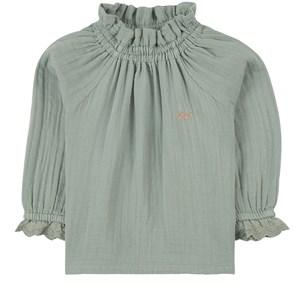 Jellymade Dusty Jade Marie Blouse 2 Years - Tops - 2 years - Blue - Mädchen