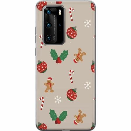 Huawei P40 Pro Genomskinligt Skal Christmas